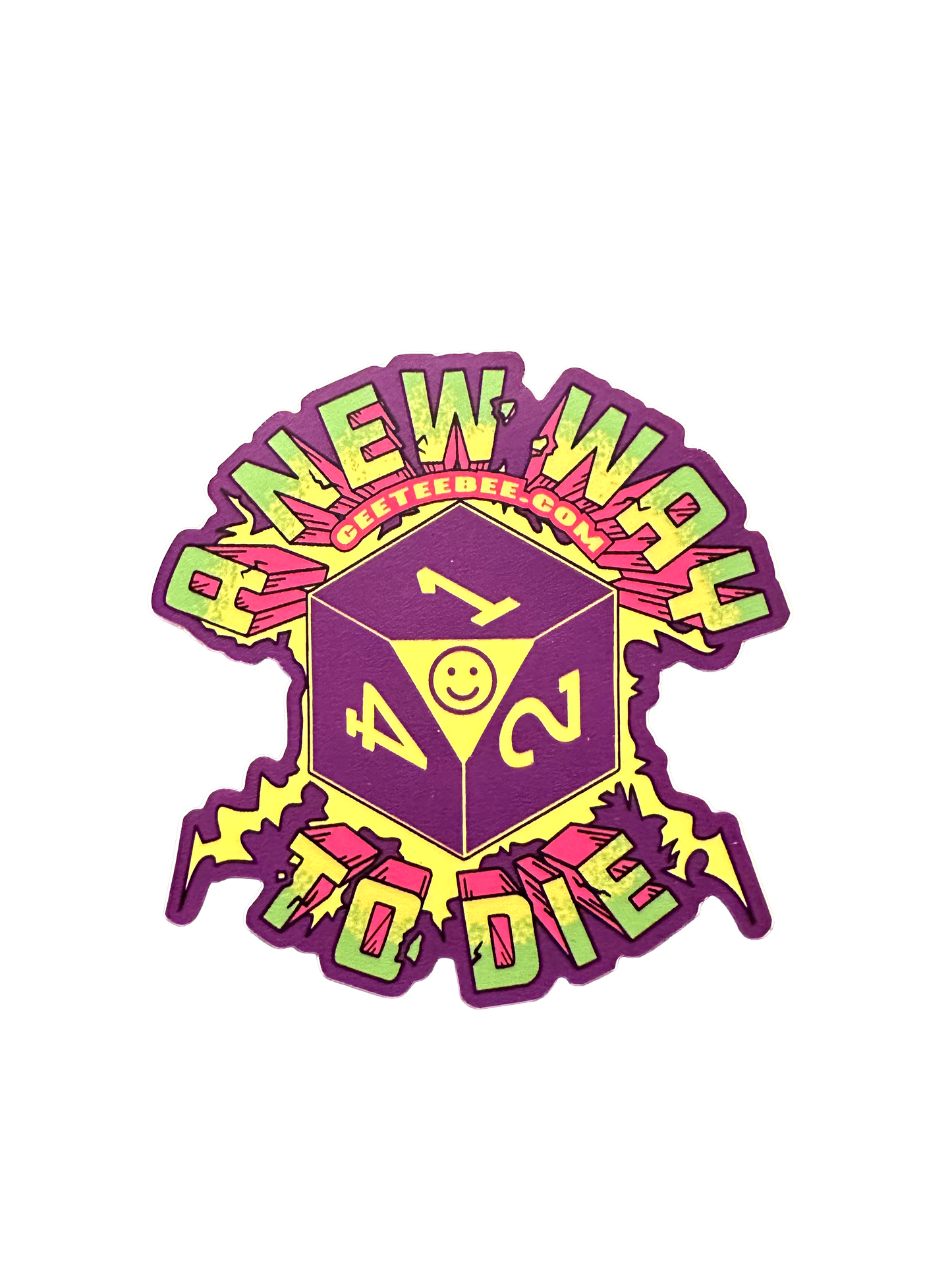 CTB GAMES A NEW WAY TO DIE RARE CHANCE DICE SMASH STICKER