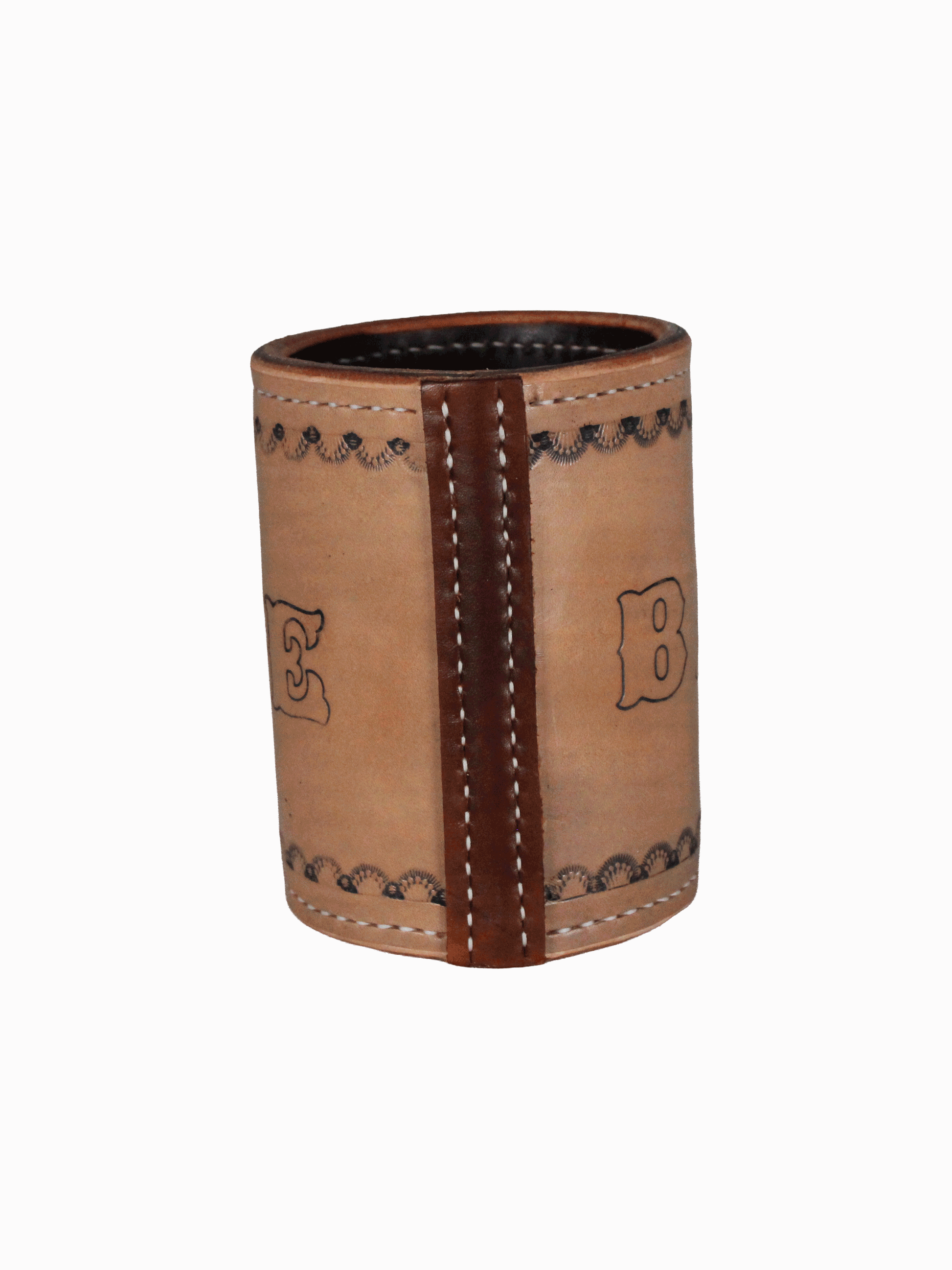 handmade leather dice cup "bar dice"