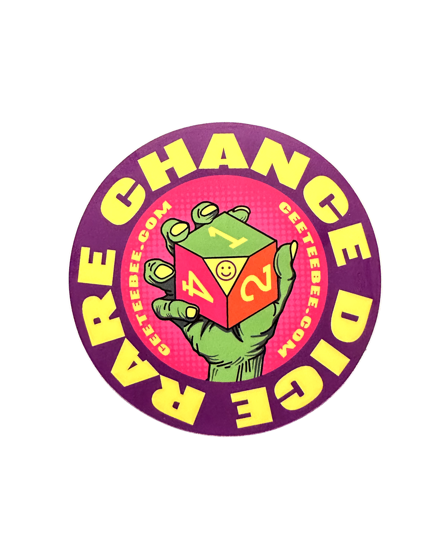 CTB GAMES RARE CHANCE DICE MONSTER STICKER