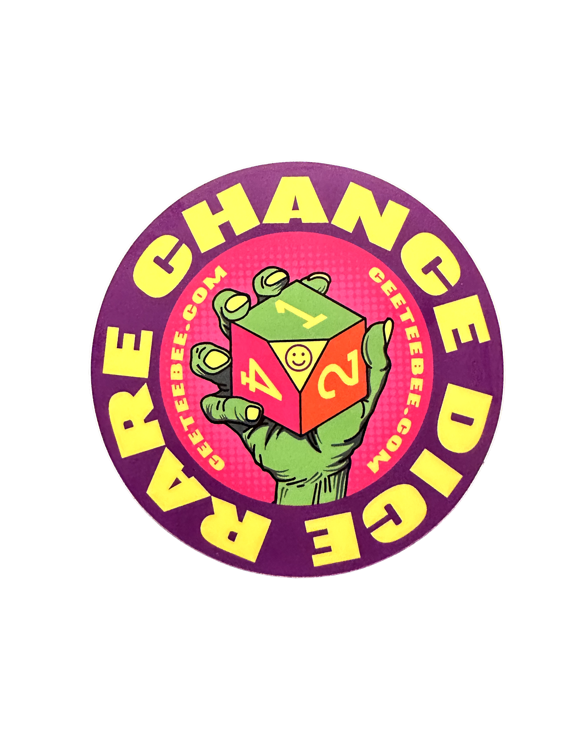 CTB GAMES RARE CHANCE DICE MONSTER STICKER