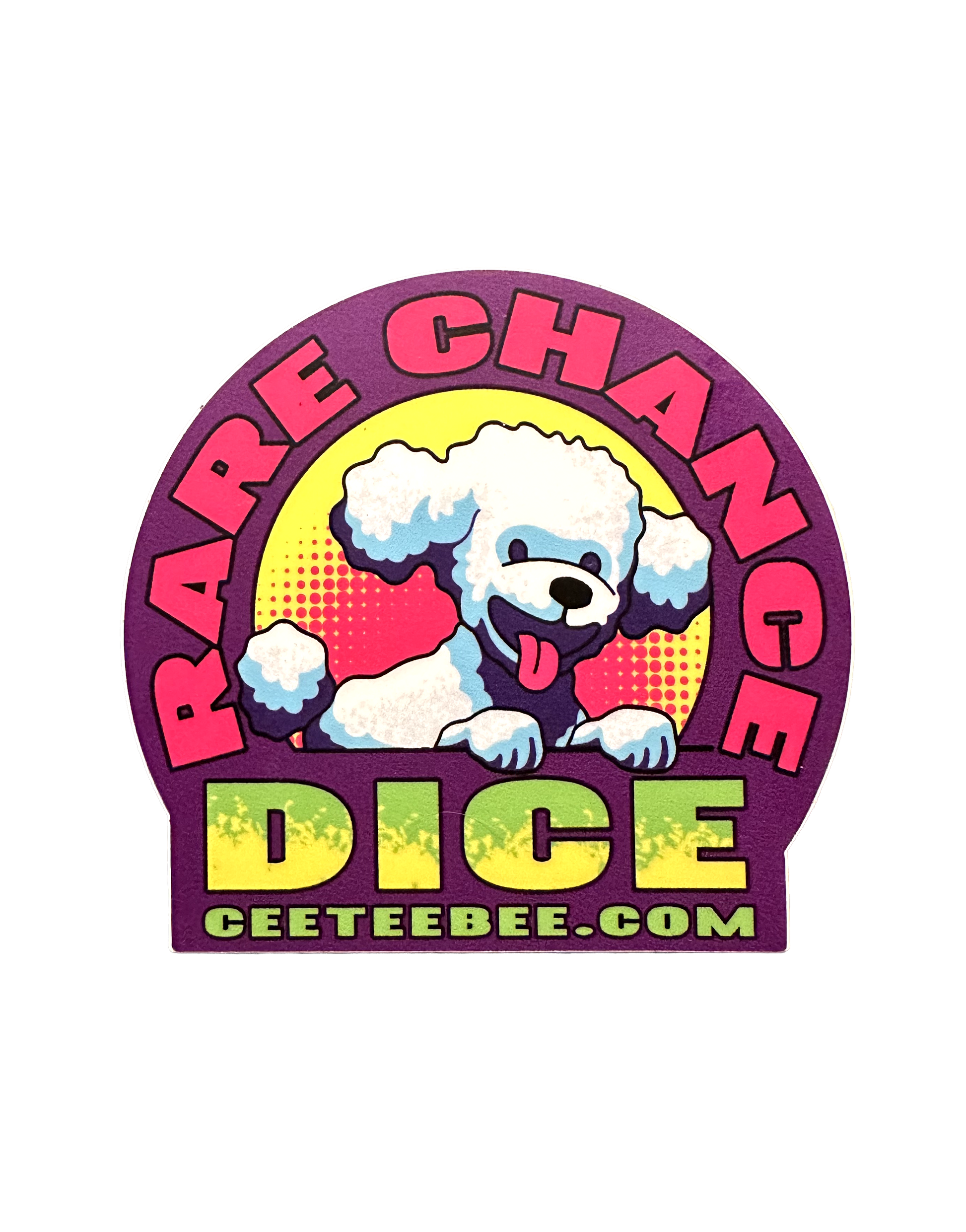 CTB GAMES RARE CHANCE DICE PUPPER STICKER